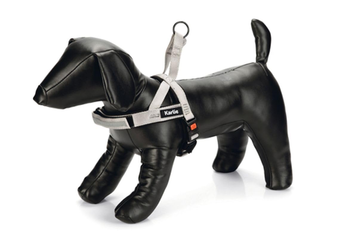 Karlie Art Sportiv Premium, Hundegeschirre, Nylon, Grau, 42-53x2 cm