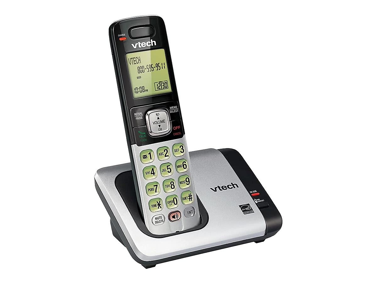 VTech CS6719 Cordless Telephone, Silver/Black