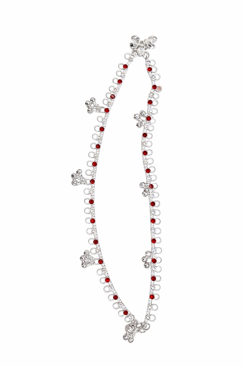 Silver Fancy Chain Design Payal for Women & Girls, 1 Pair-image-48