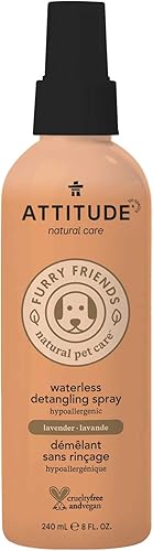 Miniatura 1 de ATTITUDE Spray desenredante antipicazón sin agua para mascotas, ingredientes a base de plantas y minerales, productos veganos y libres de crueldad,