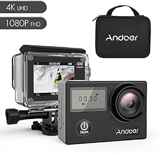 Andoer 4K WiFi Action Camera 2.31-inch Full HD LCD Touchscreen with 20MP Novatek