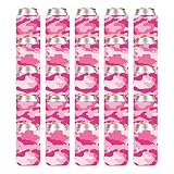 QualityPerfection Beer Can Cooler Sleeve (25 Pack) Coolies HTV Insulated, Can Covers Collapsible for