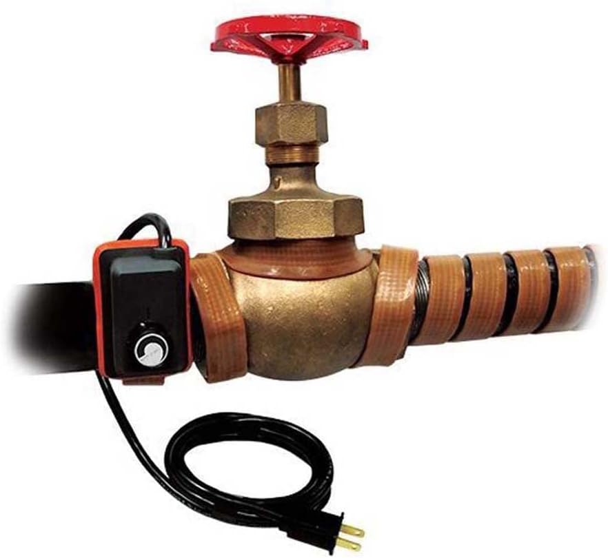 BriskHeat HSTAT201010 XtremeFLEX Heating Tape with Adjustable Thermostat Controller, 1440W, 120 Volt