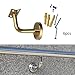 LDDIFHWW 6 Pack Hand Rail Brackets for Stairs Banister Support Hardware for Office And Retail, Bend Fixed, 6 cmx8 cm