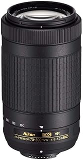 Nikon AF-P DX NIKKOR 70-300 mm f/4.5-6.3G ED VR Lens for Nikon F Mount DSLR Cameras (Black) Price In India