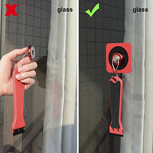 Gomake Vinyl Wrap Magnets Window Tint Magnet Holder 4 PCS Car Vinyl Wrap Gripper Magnet Holder with 4 PCS Adsorptive Patch for Car Wrapping Vinyl Wraps Tool Set, Wallpaper Film Fix Aid Tool - Thumbnail 4