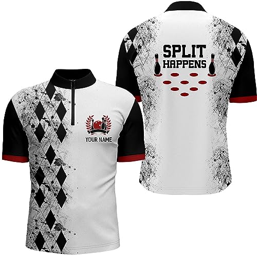 Personalized Bowling Jersey, Bowling Jerseys for Men, Split Happens Personalized Bowling Shirt for Men League Bowling Jersey, Bowling Shirts for Men, Bowling Shirts Unisex, Bowling Jerseys