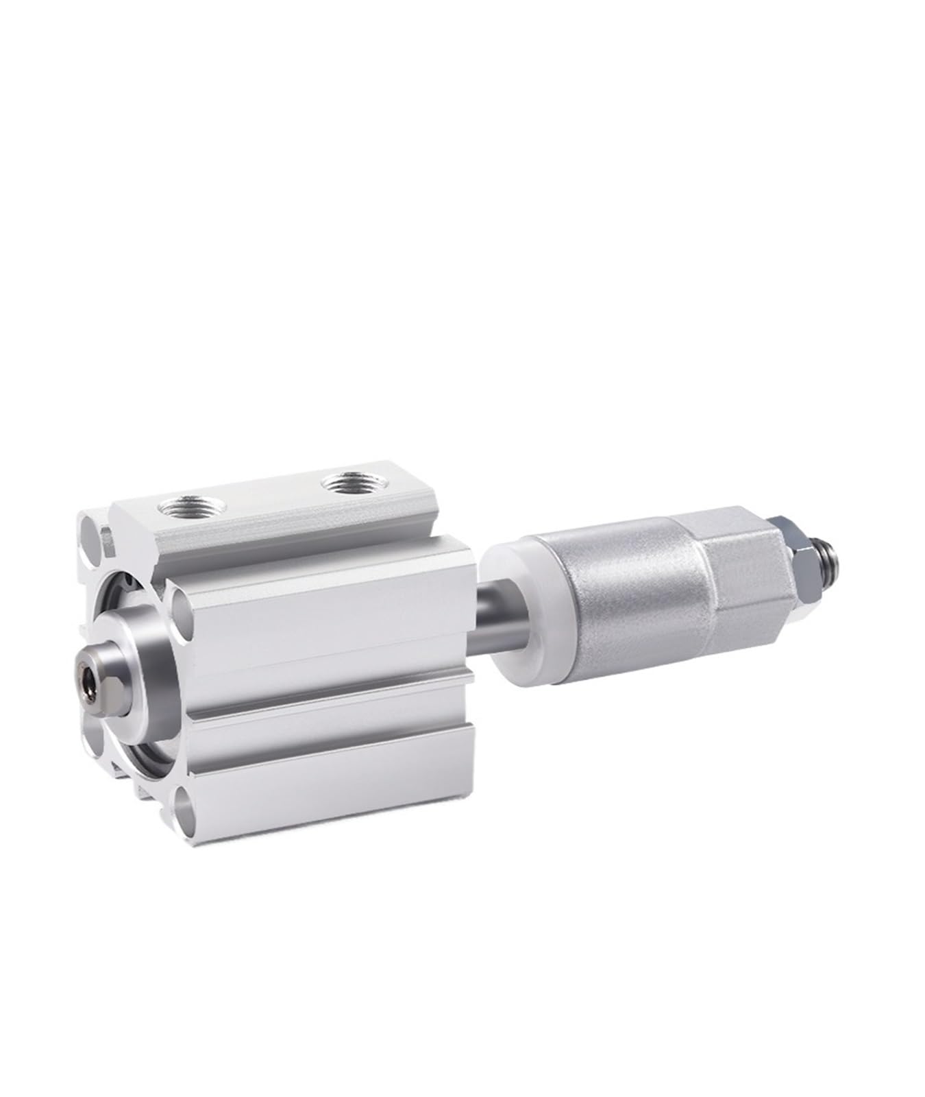 Vérin pneumatique mince SDAJ à course réglable pour outillage compact industriel