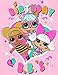 L.O.L. Surprise! Diva Bon Bon Queen Bee Birthday Little Girls T-Shirt Pink 7-8