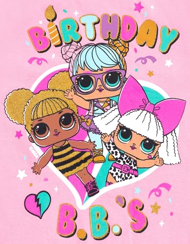 L.O.L. Surprise! Diva Bon Bon Queen Bee Neon QT Birthday Girls T-Shirt Little Kid to Big Kid4
