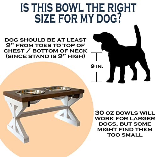 Modern Farmhouse Dog Bowl Stand, Dog Bowls Elevated Dog Food Stand, Raised Dog Bowls For Medium Dogs, Dog Food Bowls Elevated Dog Bowl Stand, Elevated Dog Bowls For Small Dogs, Rustic Dog Bowl Stand #TOP3