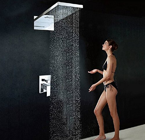 Mitigeur douche cascade en laiton chromé Gowe Luxe pour salle de bain