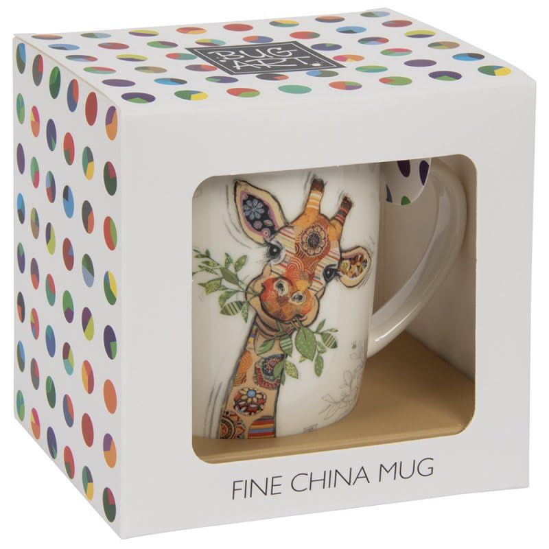 Lesser & Pavey Gina Giraffe Mug, 12 cm x 9 cm - Image 2