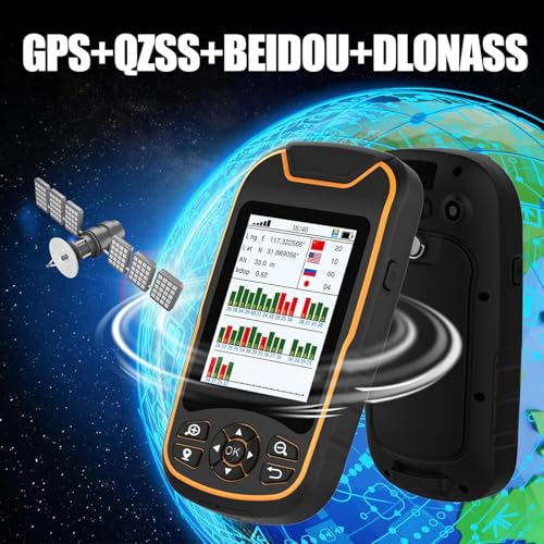 Navegador GPS de mano para topografía al aire libre, medidas de área y longitud, seguimiento de elevación, mapeo CAD y exportación de datos para bosques, tierras agrícolas y minería