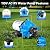 Heuyrao RV Fresh Water Pump 110V AC 7.0GPM 70PSI 5 Chamber Self Priming Water Pressure Diaphragm Pump with Power Plug for Kitchen,Bathroom,RV Marine,Camper,Garden,Trailer