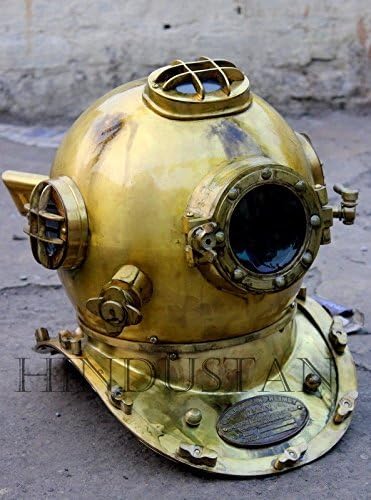 U.S Navy Divers Helmet Solid Steel Full Size