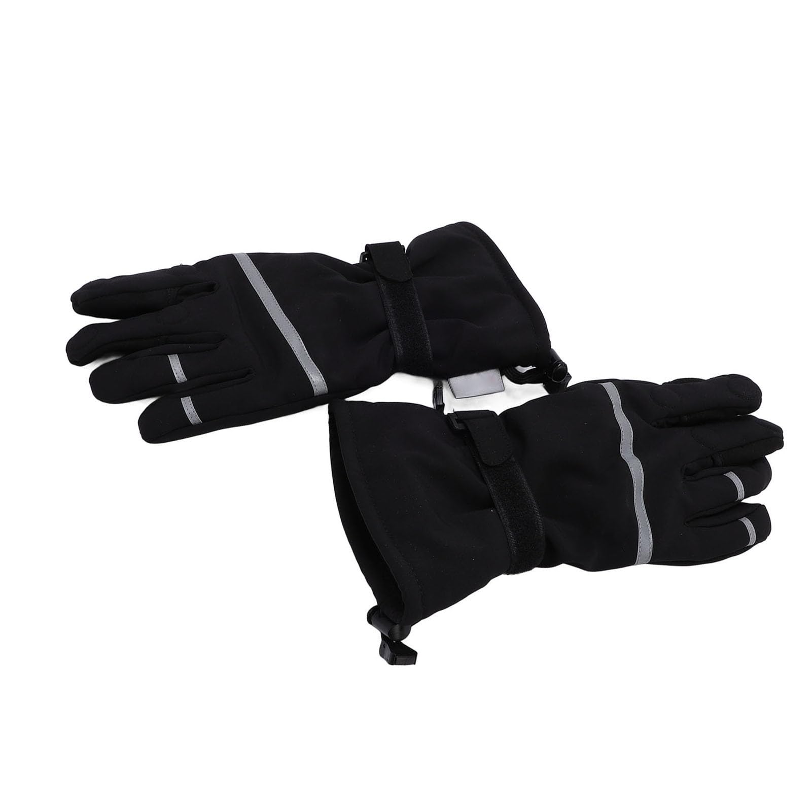 Fabater Wasserabweisende Angelhandschuhe mit Magnetschnalle und 3 Geschnittenen Fingern für Winterfotografie, Schwarz, 1 Paar