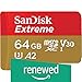 Produktbild SanDisk Extreme 64GB microSDXC Class 10 Speicherkarte Gold/Rot (Generalüberholt)