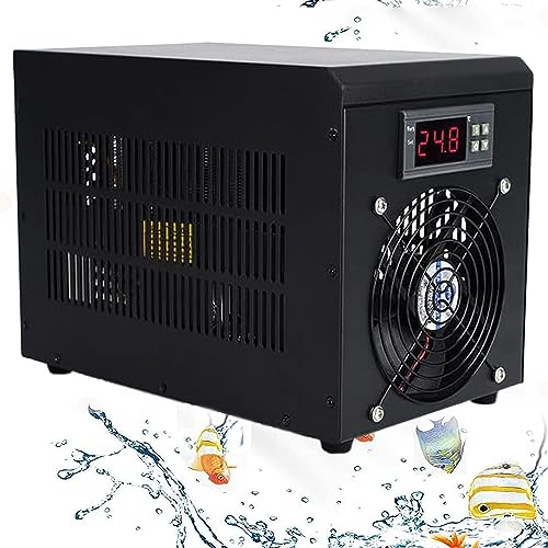 UIBAO Aquarium Refroidisseur 60L Groupe Froid Aquarium Réchauffeur Aquarium Refroidisseur d'eau D'aquarium Refroidisseur De Réservoir Poisson Fruits De Mer...