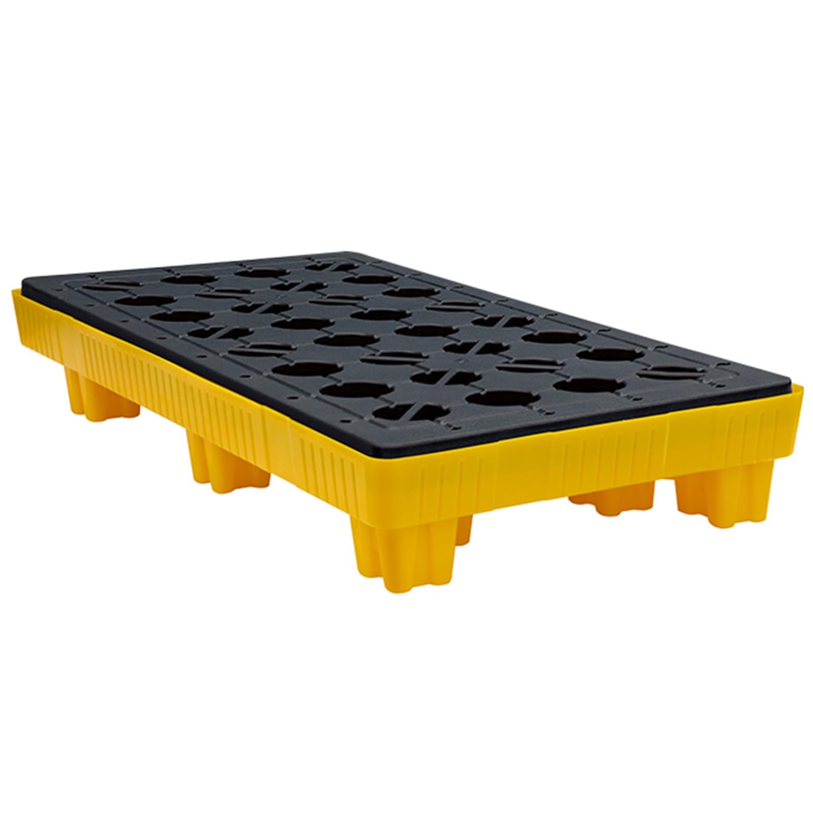 Plateforme modulaire étanche pour stopper les fuites de liquides et d'huiles au sol