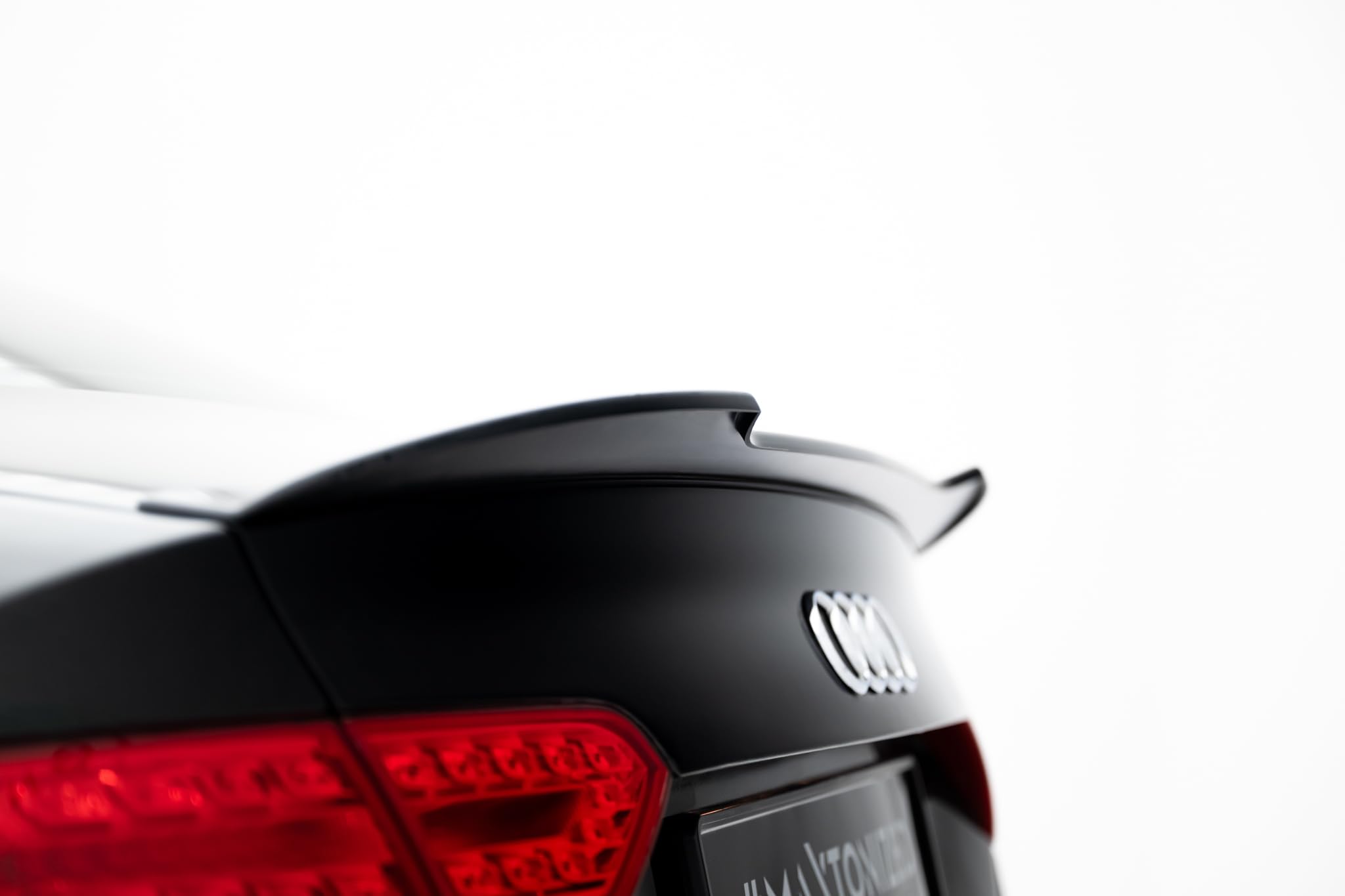 Maxton Design Heckspoiler Lippe für Audi S5 / A5 S-Line Coupe 8T B8 (2007-2015) Hochglanz schwarz