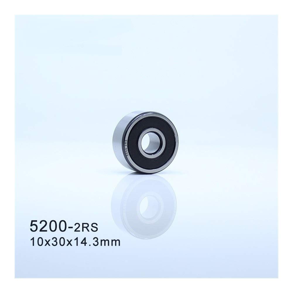 Roulements à Billes XiKe 10x30x14mm - Double Rangée Scellée 3200-2RS/5200-2RS - Pour CNC, Moteur, Pompes à Eau