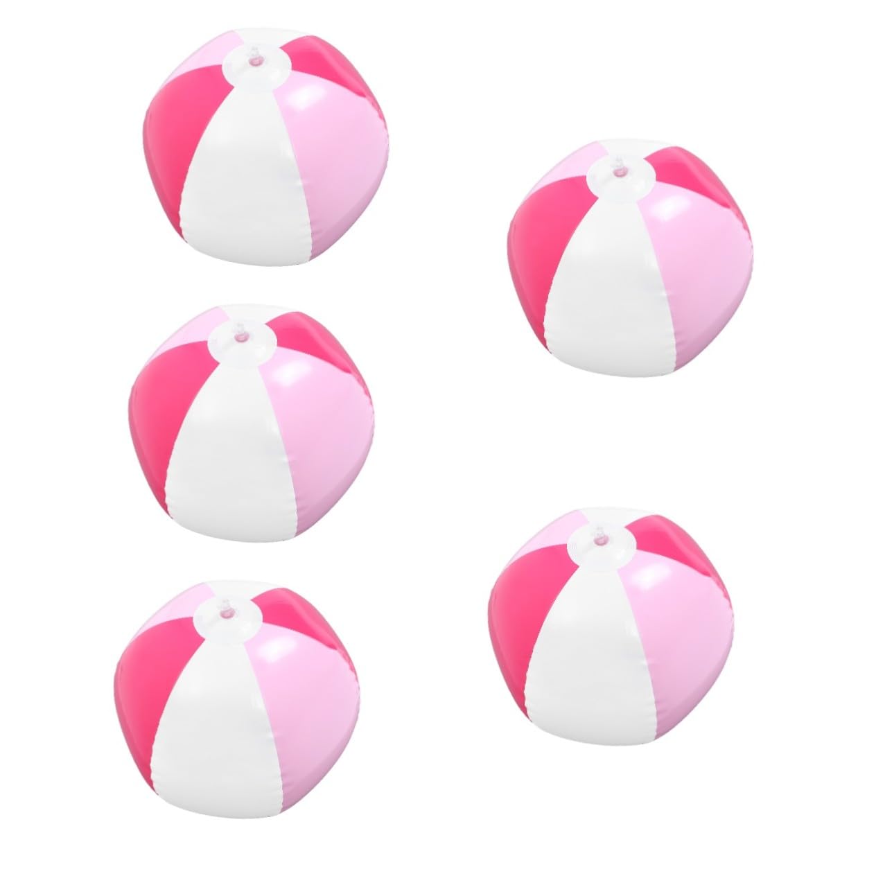 5 Palla da Spiaggia Gonfiabile in PVC Pallone Estivo Spesso e Resistente per Giochi Allaperto per Piscina Spiaggia e Feste Estive