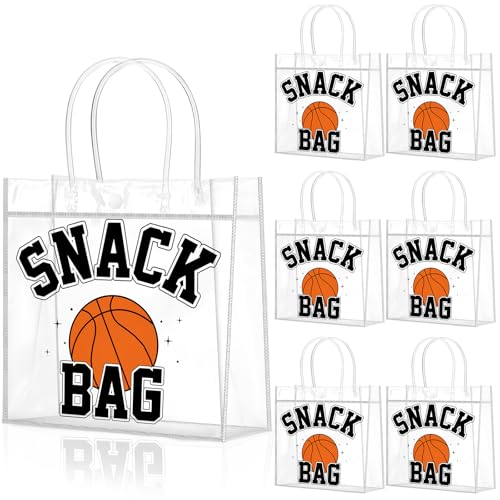 Wesnoy 20 Pcs Cute Softball Gift Bag Pink Bow Softball Goodie Gifts Bags with Handles Reusable Sport Themed Treat Bags for Candy Birthday Party Supplies 8 x 8 x 3.15''