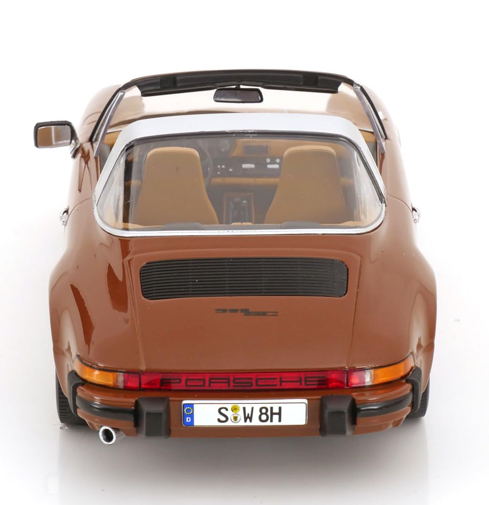 KK Scale KKDC180923 - Porsch. 911 Sc Targa Brown 1975 German TV-Series Tatort Stuttgart - Scala 1/18 - modellino Auto