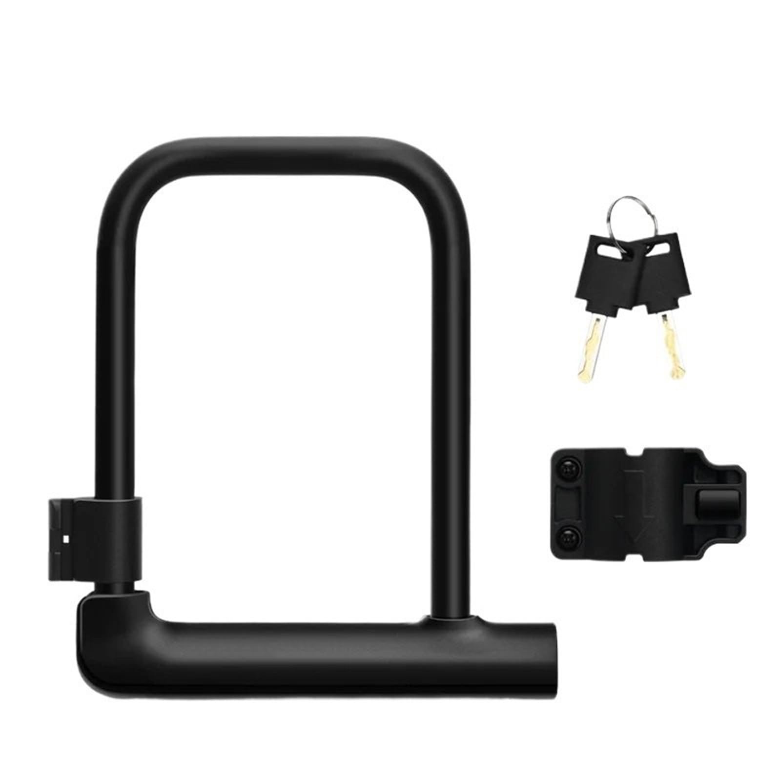 Motorcycle Handlebar Lock U-Lock Portable Anti-Theft Safe Security MTB Mountain Lock with 2 Keys Motorbike Lock Security