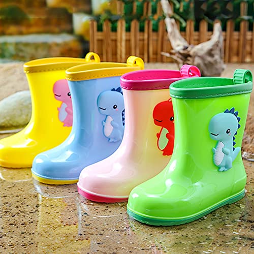 Toddler Dinosaur Rain Boots Little Girls Water Boots Kids' Rainboots Rubber Waterproof Non Slip Rain Boots For Kids3
