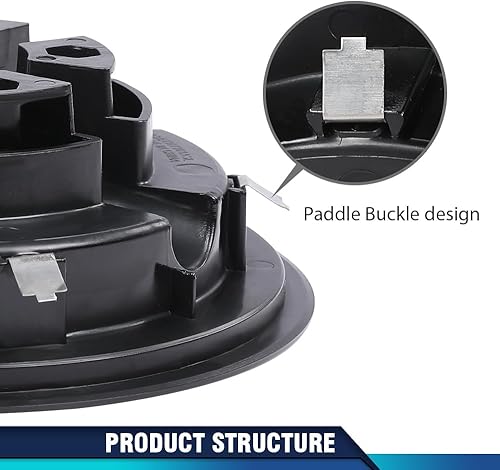 Miniatura 8 de PIT66 Fundas para ruedas de carrito de golf de 8 pulgadas compatibles con carritos de golf Ezgo, Yamaha y Club Car (no es compatible con carritos