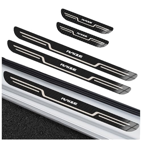 MailiMy �ԗp �T�C�h�X�e�b�v�K�[�h,���C�Y Raize �ɓK���X�J�b�t�v���[�g �h�A�K�[�h�X�e�b�J�[ �T�C�h���[�� �h�A�X�e�b�v�v���[�g 304�X�e�����X�ގ����̗p �ԑ̂�ی� ���܂ꂽ����������ꂽ�肷��̂�h�~ �Ɠ��ȃJ�[�{���t�@�C�o�[���f�U�C