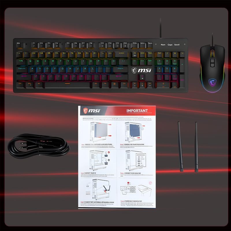 MSI Aegis ZS2 Gaming Desktop PC, AMD Ryzen 9 9900X 12-Core, GeForce RTX 5080 16GB, 64GB DDR5 RAM, 4TB SSD, 360mm Liquid Cooling, 850W 80+ Gold PSU, Wi-Fi 7, Windows 11 Pro,with Keyboard & Mouse