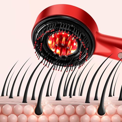 Image of SEAHELTON Premium Head Scalp Electric Massager Comb | Scalp Massaging Brush with 2 In 1 Hair Oil Applicator | IPX7 Waterproof,Portable Deep Massager For Hair & Head Relaxation at Home | Shiatsu Massage for Hair Growth /Stress Relax