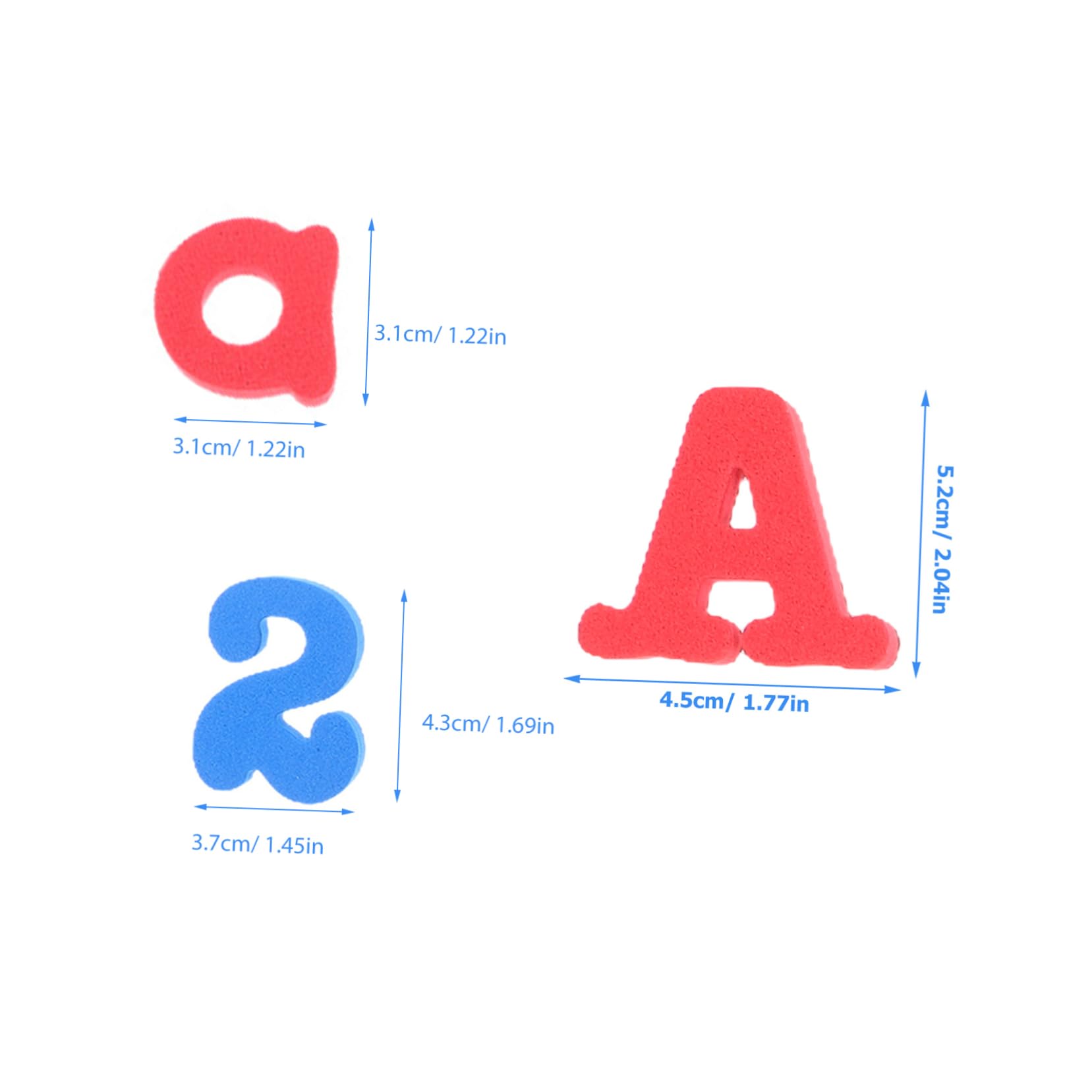 NAMOARLY Alphanumeric Fridge Magnets Set 84pcs Alphabet Numbers Symbols Cartoon Sticker for Home School