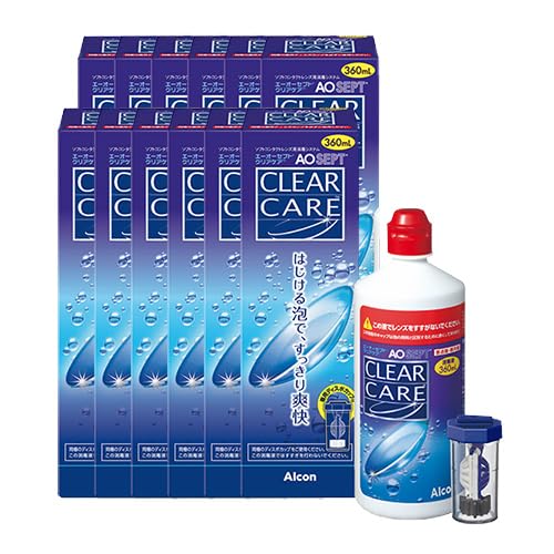 Amazon | 装着液付き AOセプトクリアケア 360ml×12本パック 
