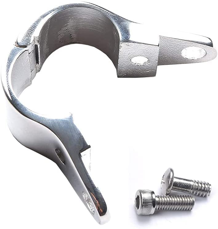 Image of MIZUGIWA Boat Bimini Top Hinge Rail Mount,Bimini Jaw Clamp Slides Hinged,316 Stainless Steel Jaw Slide Boat Marine Hardware Heavy Dudy for 7 /8 Inch Tube W /Locking Screw,Boat Yacht,Pack of 4