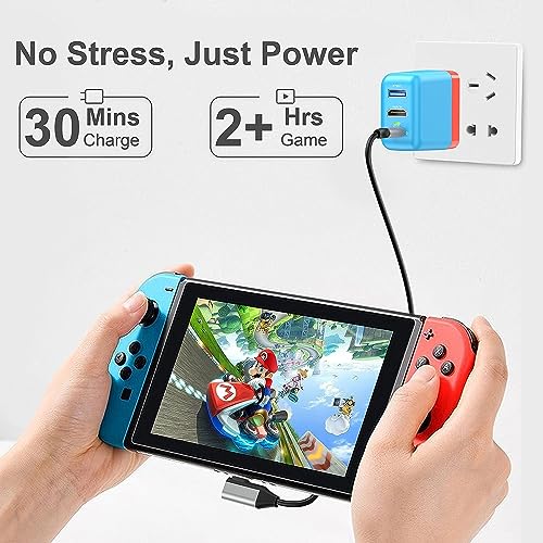 GKEAPZA 2024年新型3in1多機能 switchドック HDMI 変換アダプター ACアダプター の商品画像 4