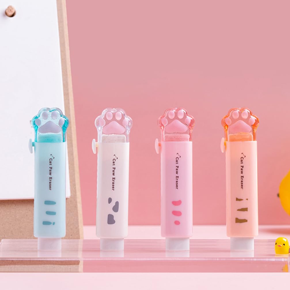 VILLCASE 8 Gomme Da Cancellare Push-pull Colori Vivaci Gomme Estetiche Per Ragazze Ragazzi E Ragazze Gomme Da Cancellare