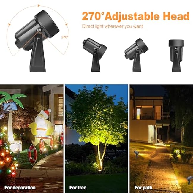Outdoor Landscape lighting LED Spot light Outside Uplight 18W Warm White 3000K