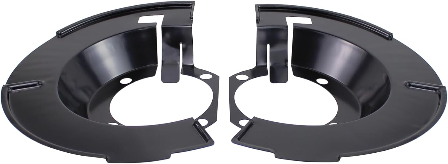 Front Driver and Passenger Side Brake Dust Shield for Ford Excursion 4WD 2000-2005, 4WD F250 F350 F450 F550 Super Duty 4WD 1999-2004