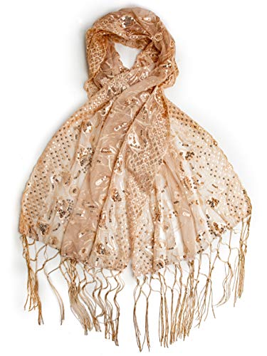 rose gold shawl wrap