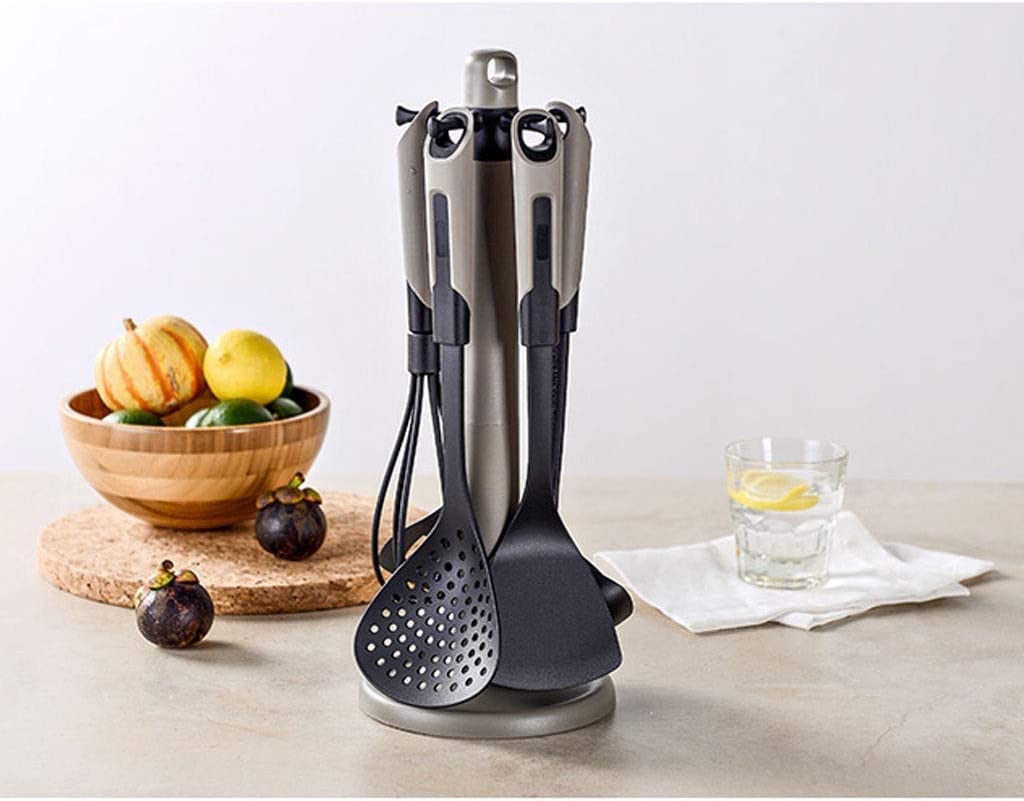 SKUZA Küchenutensilien-Set, Kochwerkzeug-Sets aus Nylon, Küchenutensilien, Utensilien-Set, Pfannenwender, Schaufel, Suppenlöffel, spezielles hitzebeständiges Design
