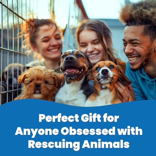 Image of Funny Cat & Dog Rescue Lover Gift Pen Set - 5 Black Ink Ballpoint Pens with Stylus Tip & Quality Metal Barrel with Fun Quotes - Gifts for Dog Moms, Cat Lovers, Animal Advocates, Fosters & Volunteers