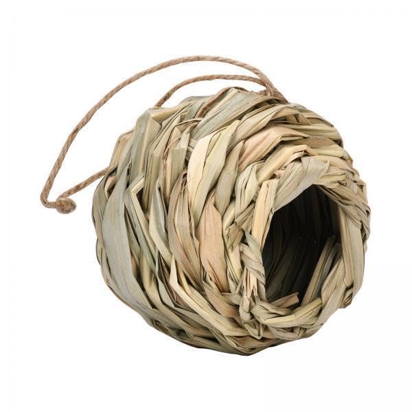 CALANDIS™ 2xHand Woven Bird Nest Sturdy Hanging Grass Bird House for Outside Home Indoor 14x14cm | Birdhouses | Bird & Wildlife Accessories | Yard, Garden & Outdoor Living-image-18
