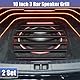 VekAuto Universal Schwarz Eisen 10 Lautsprechergrill Audio Lautsprecher Subwoofer Grill Gitter 10 Zoll 3 Bar Lautsprechergrill Woofer Schutzabdeckung - Packung mit 2