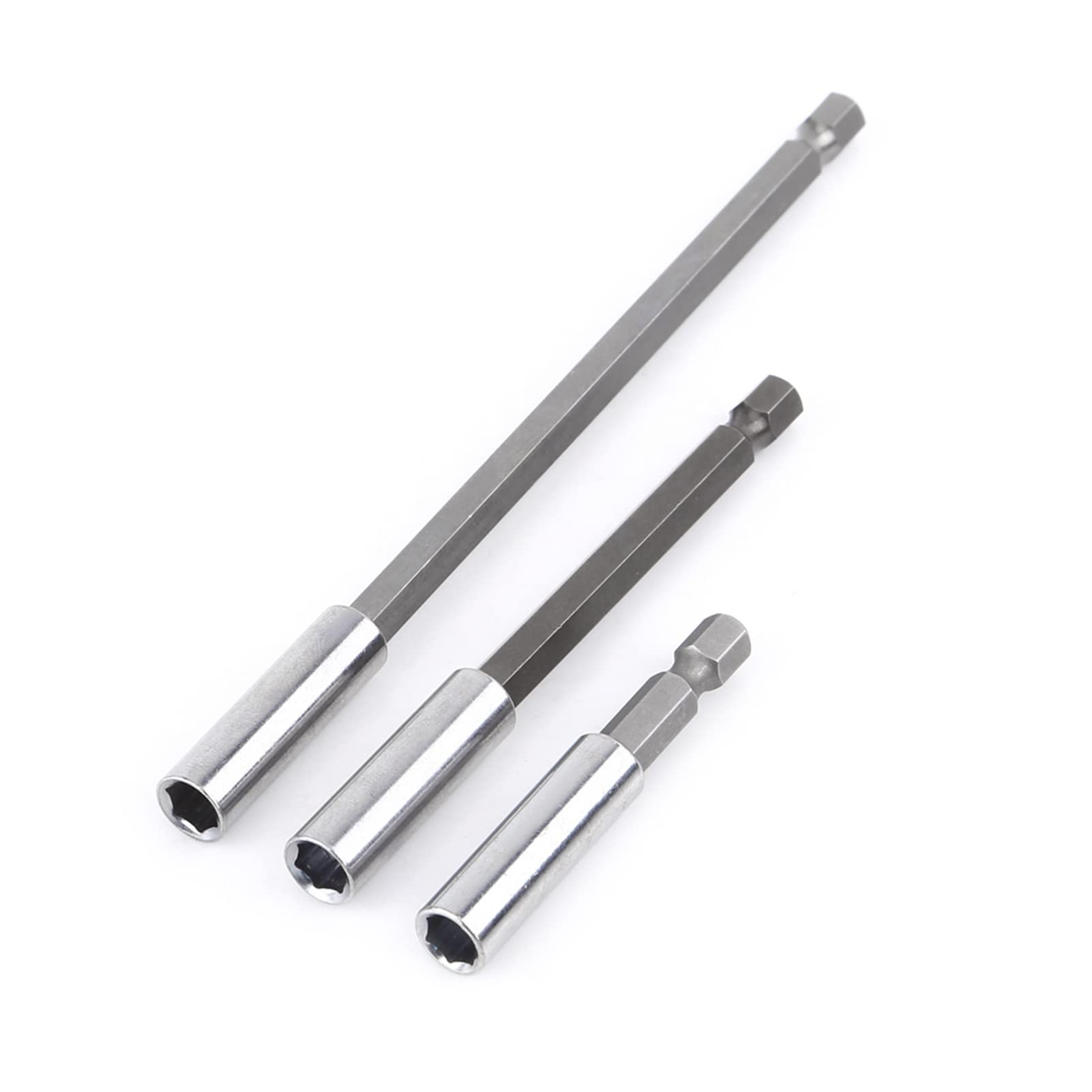 Haosie 3PCS Drill Bit Extension Bar, 1/4 Screwdrivers Bit Holder