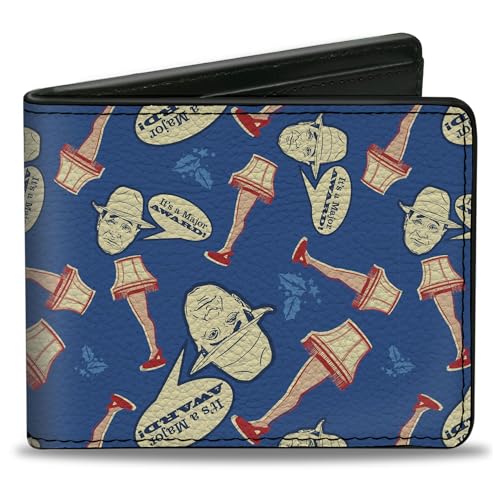 Buckle-Down Men's Bifold Wallet a Christmas Story, 4.0