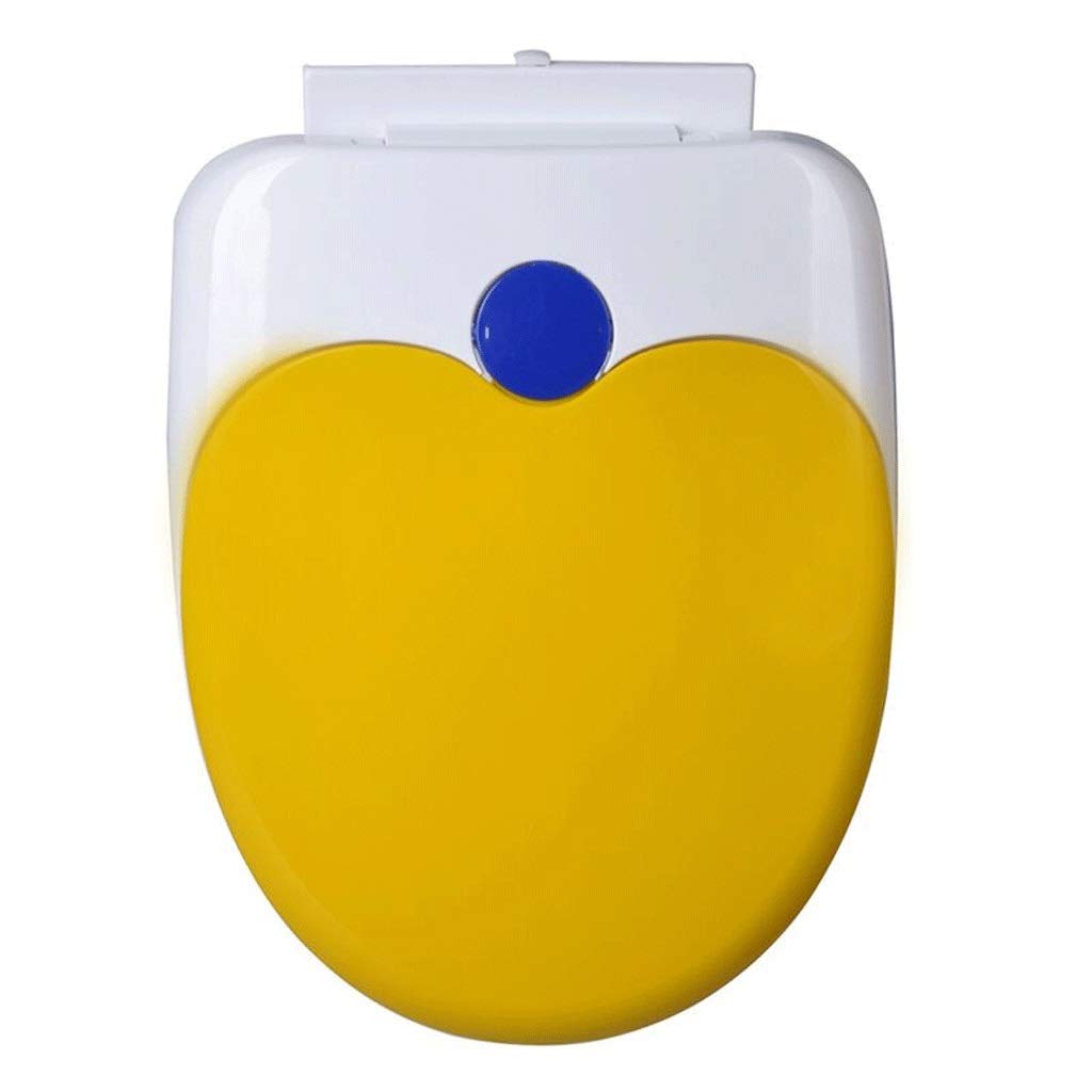 MOBYGKFY Toilet Seat, with Grip-Tight Bumpers, Quiet-Close, Quick-Release Hinges, Quick-Attach Hardware